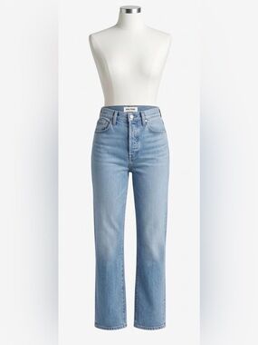 GRLFRND Light Blue High-Rise Straight‎ Jeans SIZE 25